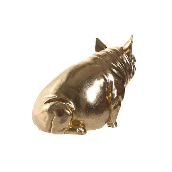 DKD Home Decor Kupari Kullattu Possu Koristehahmo