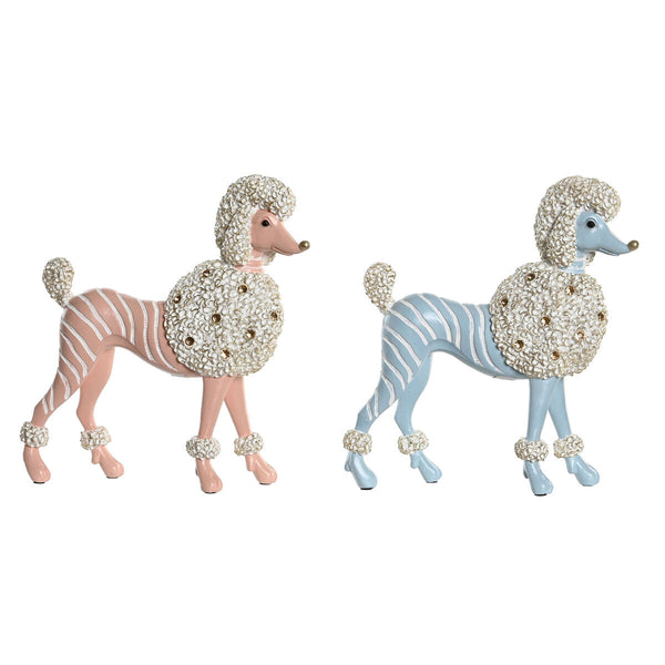 Koristehahmo DKD Home Decor Scandi Sininen ja Pinkki