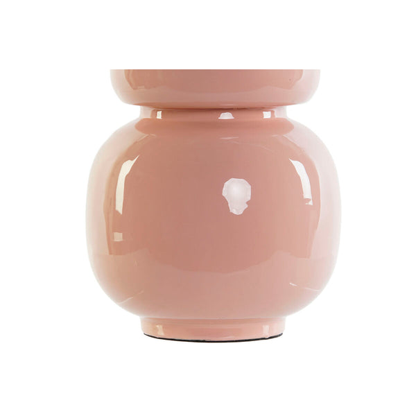 Koristeellinen Maljakko DKD Home Decor Vihreä ja Koralli