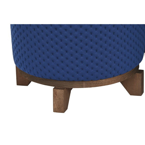 DKD Home Decor Jalkatuki 30x30x30 cm Vihreä ja Sininen