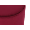 Samettinen Jalkatuki Beige ja Burgundi 40x40x42 cm