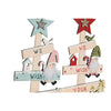 Joulukoriste DKD Home Decor Puu 17,5 x 5 x 38 cm