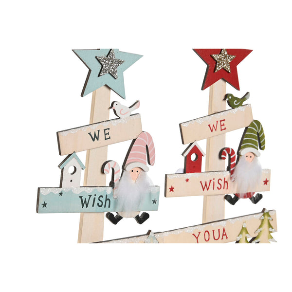 Joulukoriste DKD Home Decor Puu 17,5 x 5 x 38 cm