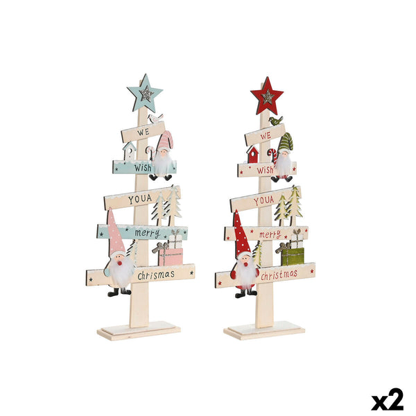 Joulukoriste DKD Home Decor Puu 17,5 x 5 x 38 cm