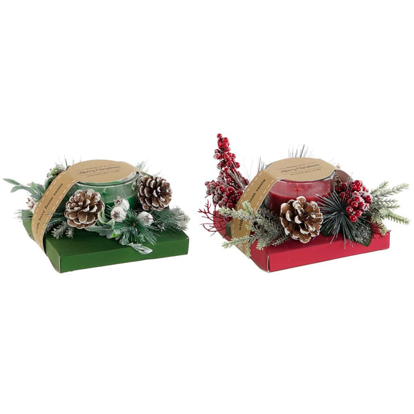 Jouluinen Kynttiläsetti DKD Home Decor