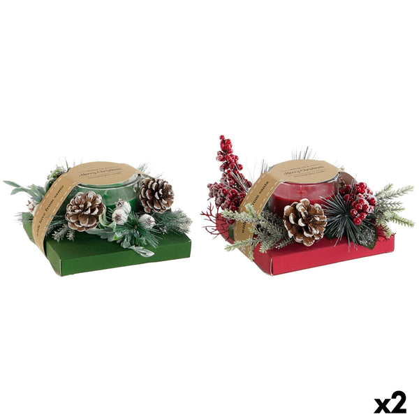 Jouluinen Kynttiläsetti DKD Home Decor