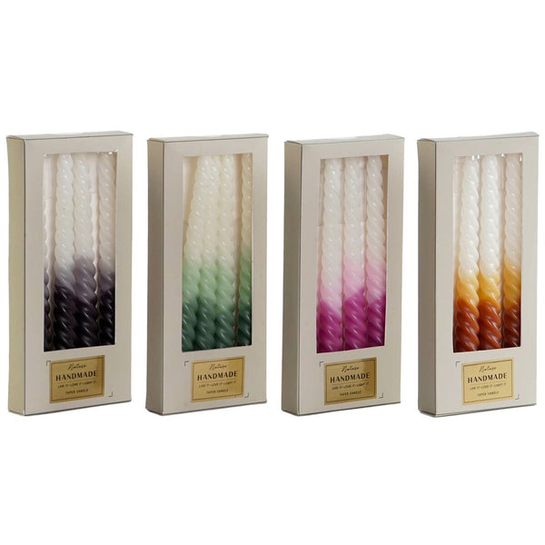 Kaksivärinen Kynttiläsarja DKD Home Decor 4 Kappaletta