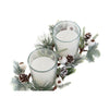 Joulukynttiläsarja DKD Home Decor Valkoinen