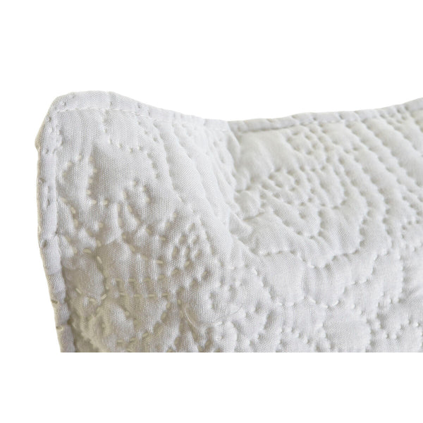 DKD Home Decor Kukka-aiheinen Valkoinen Polyesterityyny