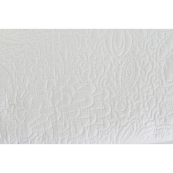 Valkoinen Vuodepeite DKD Home Decor 270x270 cm