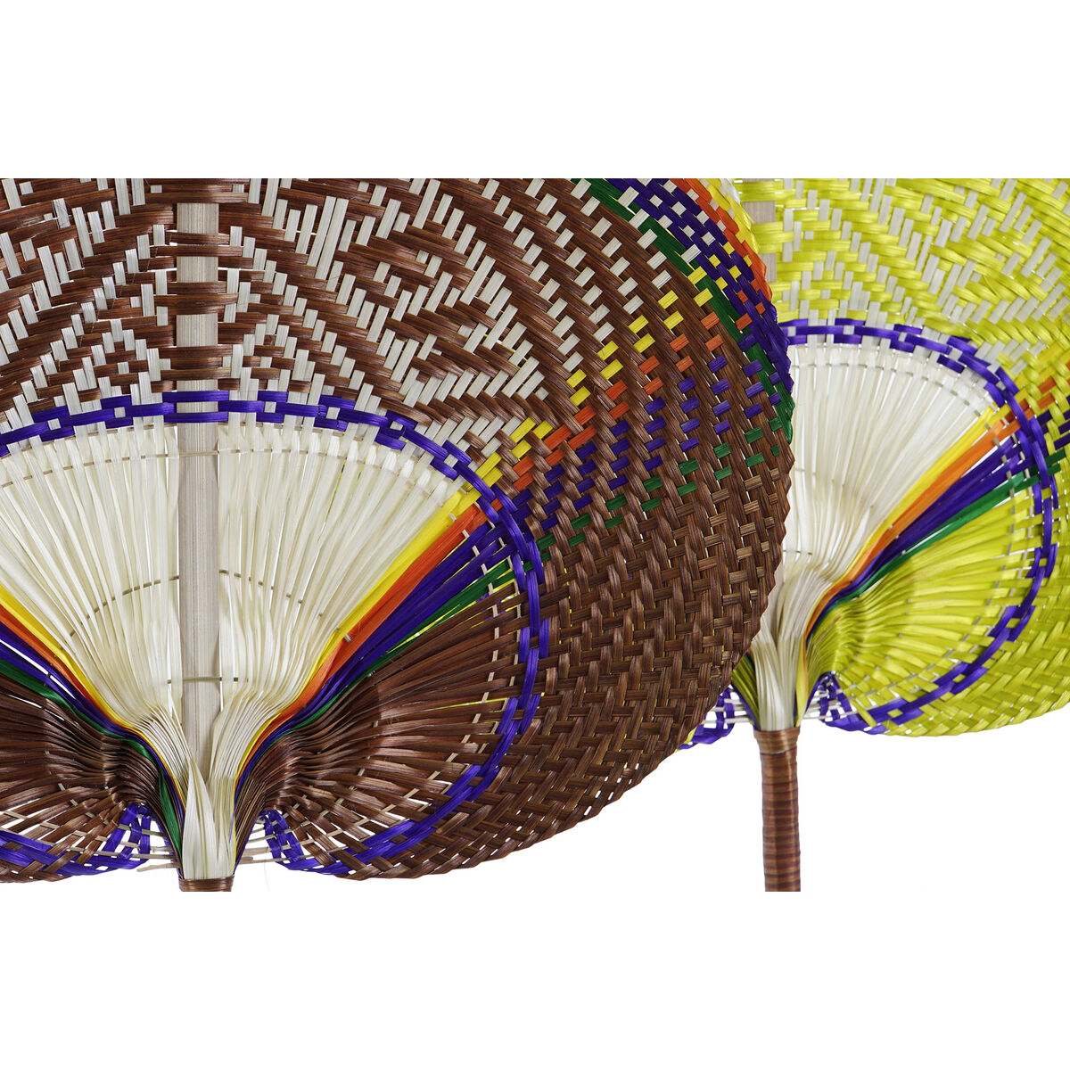 Bambu Seinäkoriste Oranssi ja Luonnollinen 40x32 cm