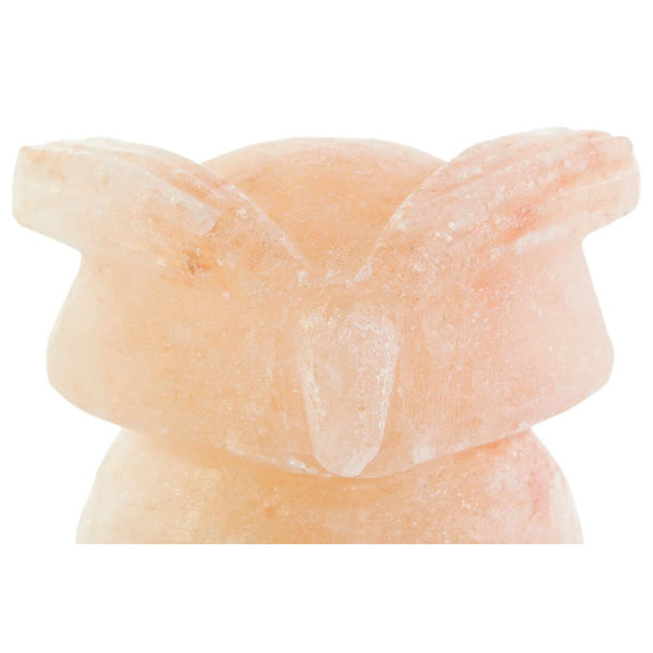 DKD Home Decor Pinkki Suolalamppu Akaasiapohjalla