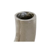 Hopeinen Alumiinimaljakko DKD Home Decor 19 x 11 x 17 cm