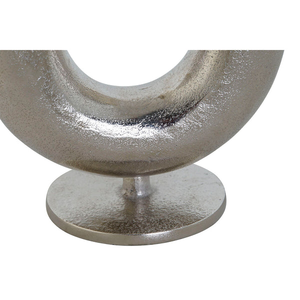 Hopeinen Alumiinimaljakko DKD Home Decor 19 x 11 x 17 cm