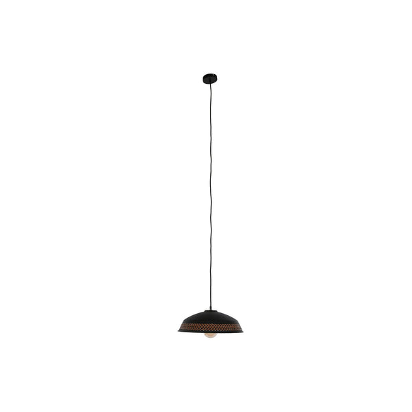 Kattolamppu DKD Home Decor Ruskea Musta Kerma