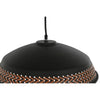 Kattolamppu DKD Home Decor Ruskea Musta Kerma