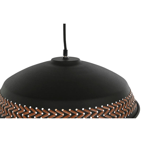 Kattolamppu DKD Home Decor Ruskea Musta Kerma