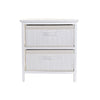 Valkoinen Bambu Lipasto DKD Home Decor