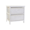 Valkoinen Bambu Lipasto DKD Home Decor
