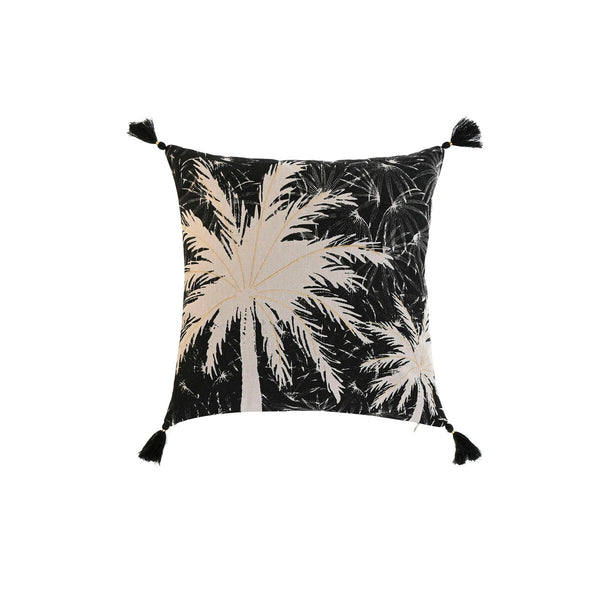 Musta Boho Palmu Tyyny 45x45 cm