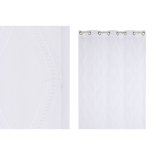Valkoiset Verhot Home ESPRIT 140 x 260 cm
