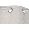 Beige Polyesteriverho 140 x 260 cm