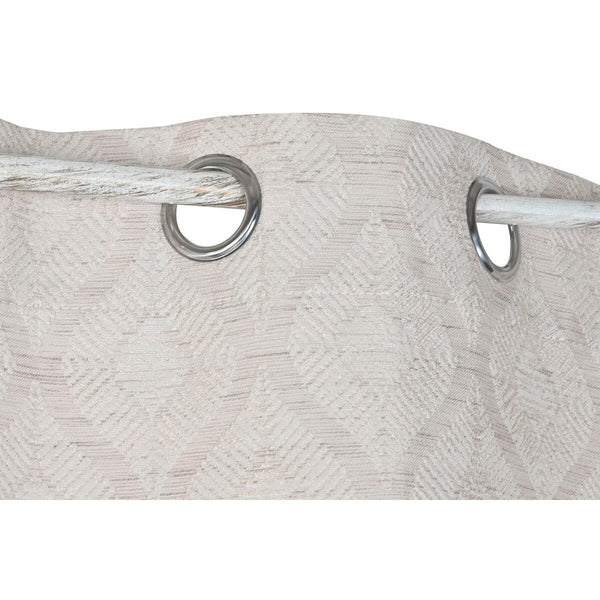 Beige Polyesteriverho 140 x 260 cm