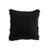 Musta Tyyny 45 x 45 cm Vetoketjukiinnityksellä