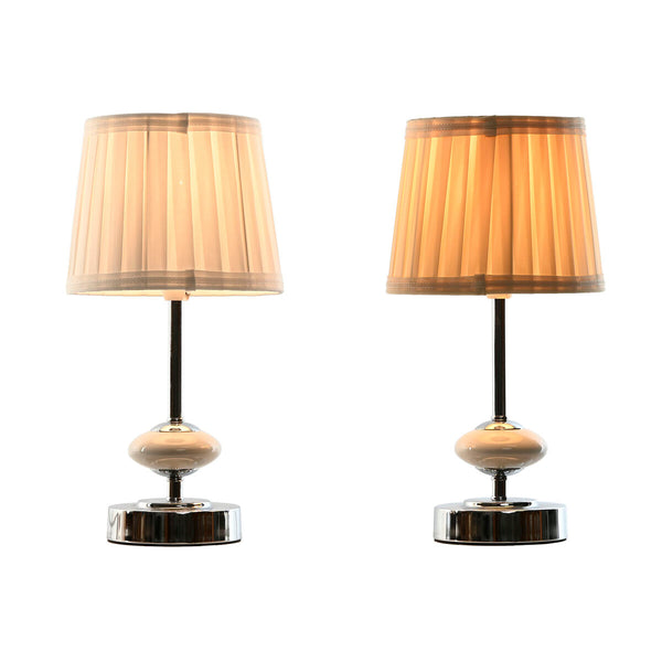Home ESPRIT Pöytälamppu Valkoinen Beige
