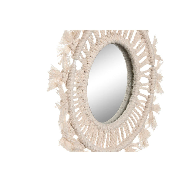 Boho Seinäkoristeet Home ESPRIT Valkoinen 3 kpl
