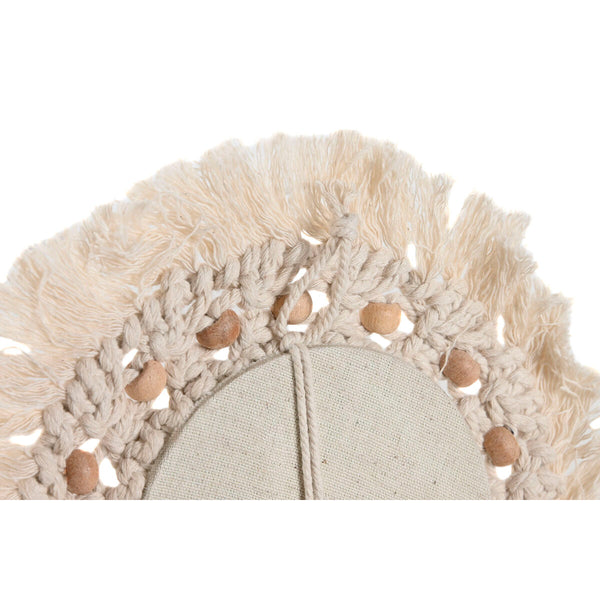 Boho Seinäpeili Valkoinen 20 cm (3 Kpl)