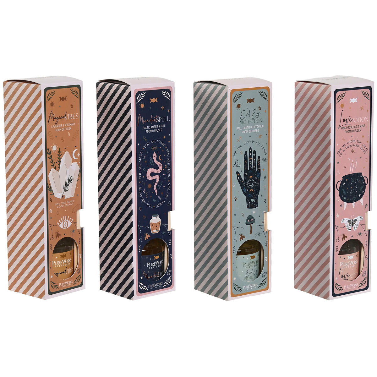 Home ESPRIT Ilmanraikastin 50 ml, 4 osaa