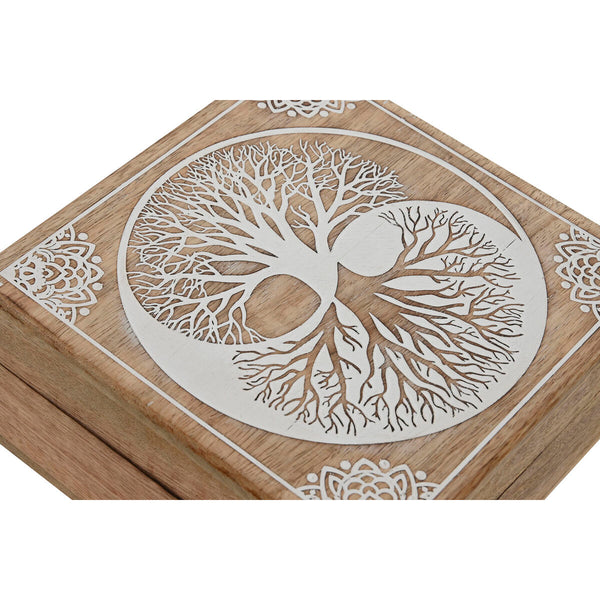 Korurasia Mangopuusta Valkoinen 18 x 18 x 9 cm (2 kpl)