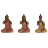 Buddha Koristehahmo Kolme Väriä Hartsi