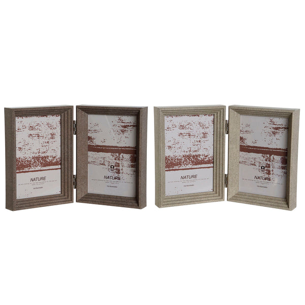 Kuvakehys Home ESPRIT Ruskea Beige Kristalli