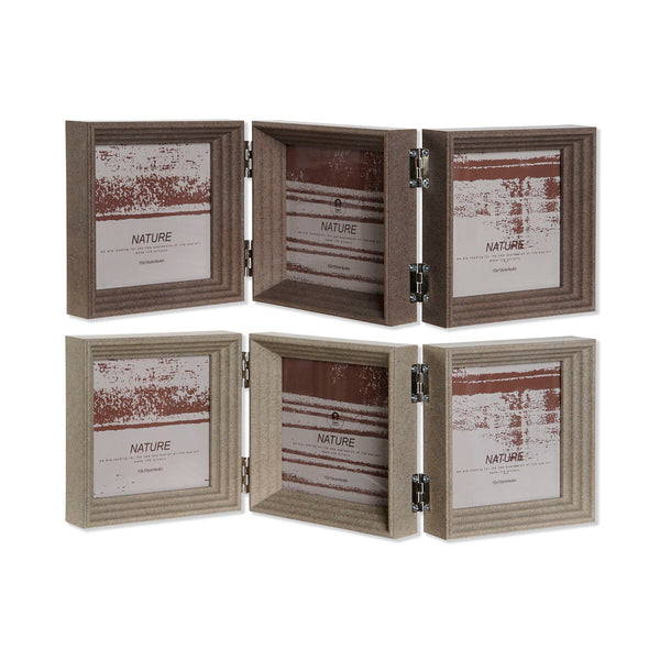 Kuvakehys Home ESPRIT, Ruskea ja Beige, 2 osaa