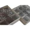 Home ESPRIT Haudukelaatikko, 2 osaa, Ruskea Beige