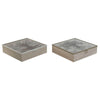 Home ESPRIT Haudukelaatikko, 2 osaa, Ruskea Beige