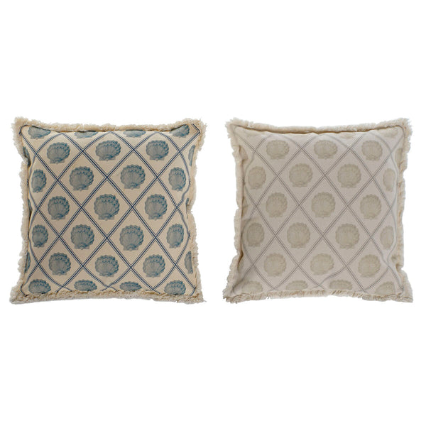 Home ESPRIT Sininen Beige Sisustustyyny 45x45 cm (2 kpl)