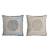 Sininen ja Beige Tyyny 45 x 45 cm, 2 kpl