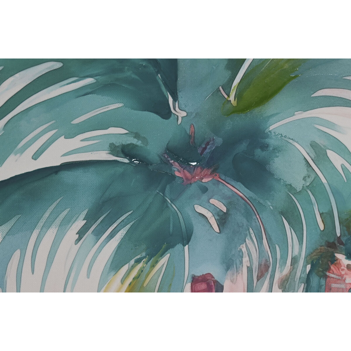 Trooppinen Kangastaulu Home ESPRIT 80x80 cm