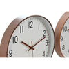 Home ESPRIT Seinäkello Valkoinen Ruskea PVC