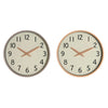 Seinäkello Home ESPRIT Beige PVC Puu 30 cm