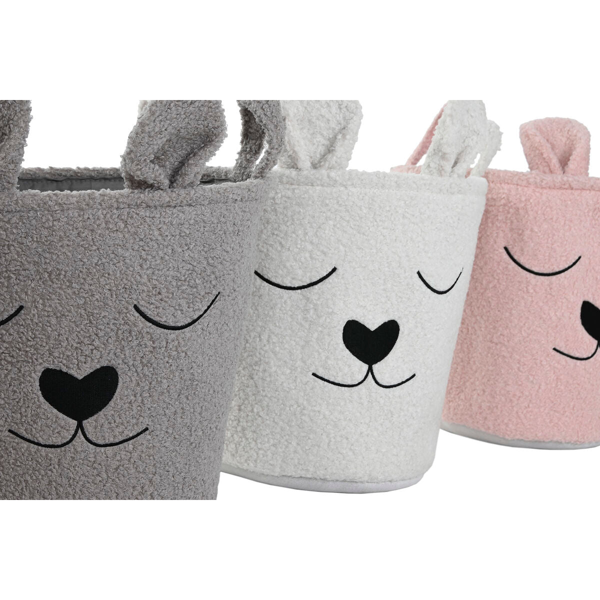 Koristekori Setti 3-osainen Ruskea Beige Pinkki