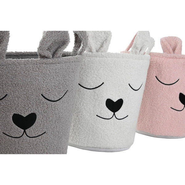 Koristekori Setti 3-osainen Ruskea Beige Pinkki
