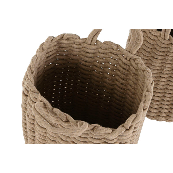 Korisetti Home ESPRIT Valkoinen ja Beige