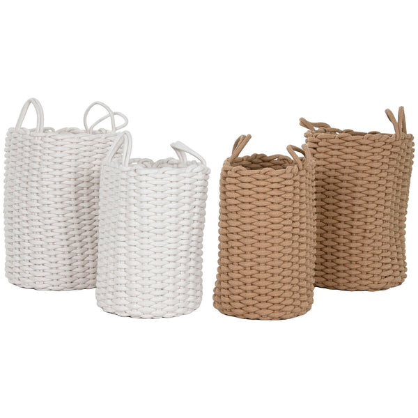 Korisetti Home ESPRIT Valkoinen ja Beige