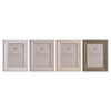 Kuvakehys Home ESPRIT Beige Luonnollinen 4 osaa