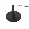 Musta Metallinen Joulupuu LED-valoilla 120 cm