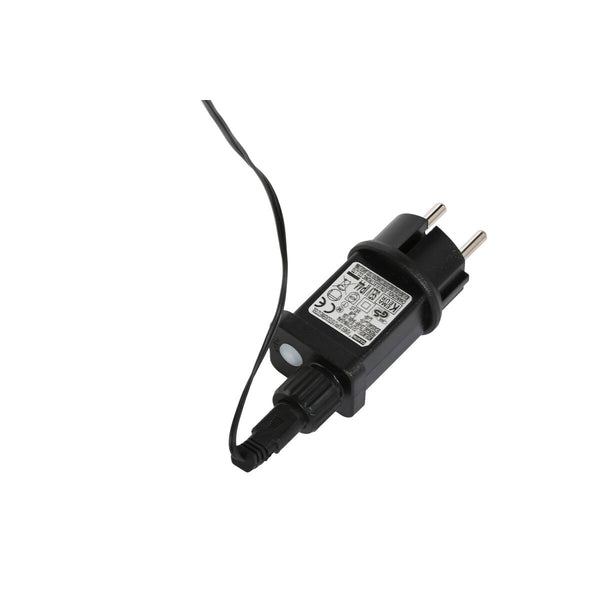 Musta Metallinen Joulupuu LED-valoilla 120 cm